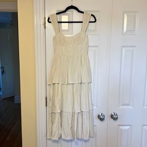 WeWoreWhat Corset Poplin Dress